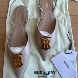 Burberry Slingback Flats